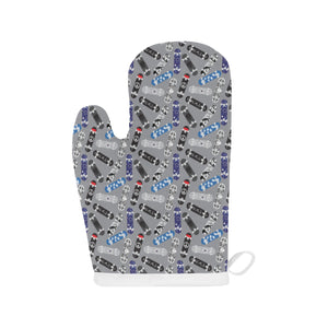 Skate Board Pattern Print Design 03 Heat Resistant Oven Mitts