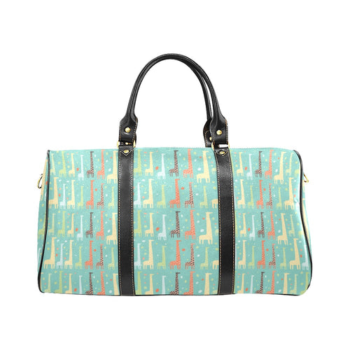 Giraffe Pattern Print Design 01 Travel Bag