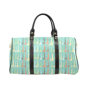 Giraffe Pattern Print Design 01 Travel Bag