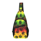 Canabis Marijuana Weed Pattern Print Design 03 All Over Print Chest Bag