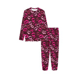 Lips Pattern Print Design 03 Kids' Boys' Girls' All Over Print Pajama Set