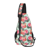 Beautiful flamingo tropical palm leaves hibiscus p All Over Print Chest Bag
