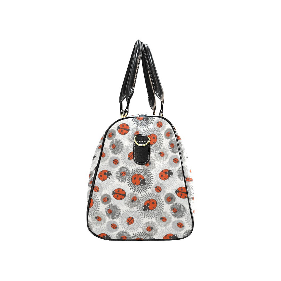Ladybug Pattern Print Design 05 Travel Bag