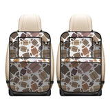 American football ball pattern Car Seat Back Organizer