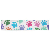 Dog Paws Pattern Print Design 01 Table Runner
