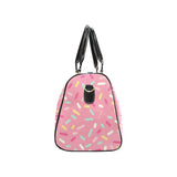 Pink donut glaze candy pattern Travel Bag