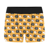 English Bulldog Pattern Print Design 04 Men's All Over Print Boxer Briefs Men's Underwear