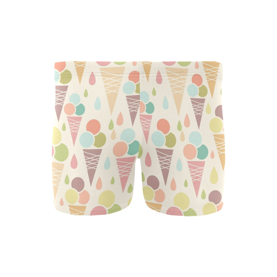 Ice cream cone pattern Men's Swimming Trunks
