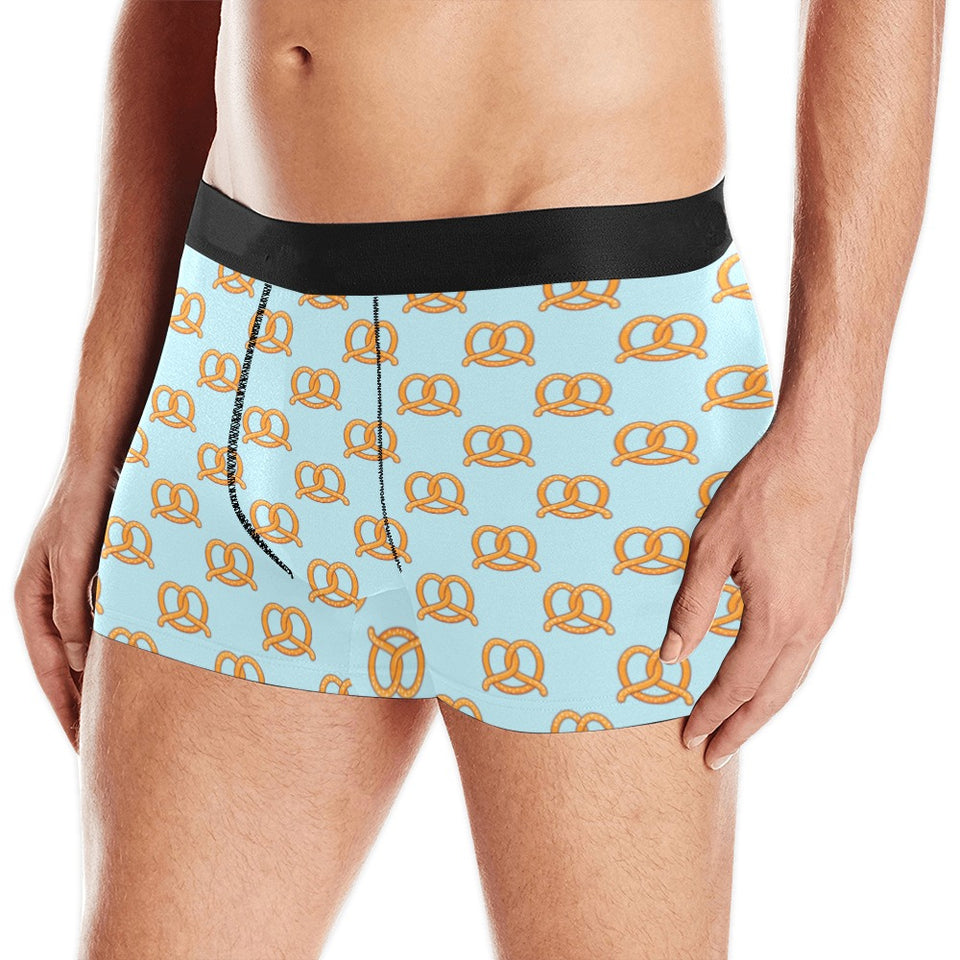 Pretzels Pattern Print Design 03 Men's All Over Print Boxer Briefs Men's Underwear