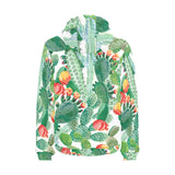 Cactus design pattern copy Men's Padded Hooded Jacket