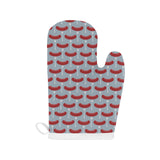 Sausage Pattern Print Design 02 Heat Resistant Oven Mitts