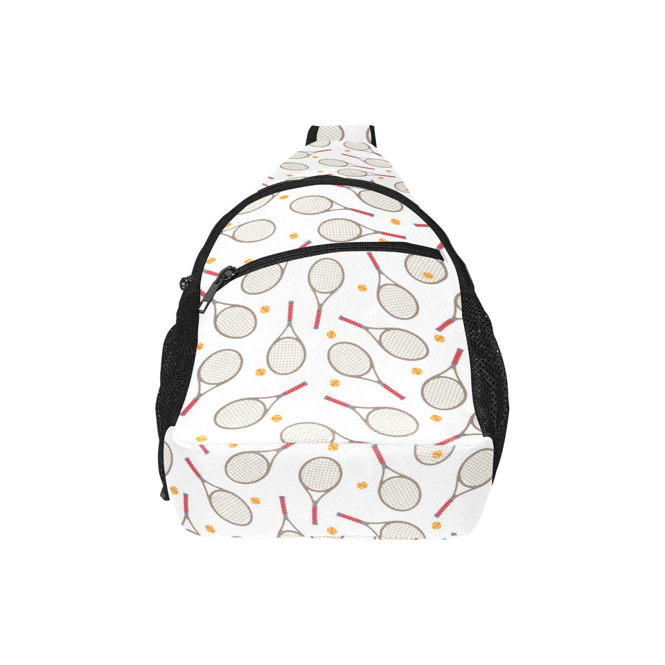 Tennis Pattern Print Design 04 All Over Print Chest Bag