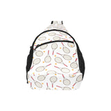 Tennis Pattern Print Design 04 All Over Print Chest Bag
