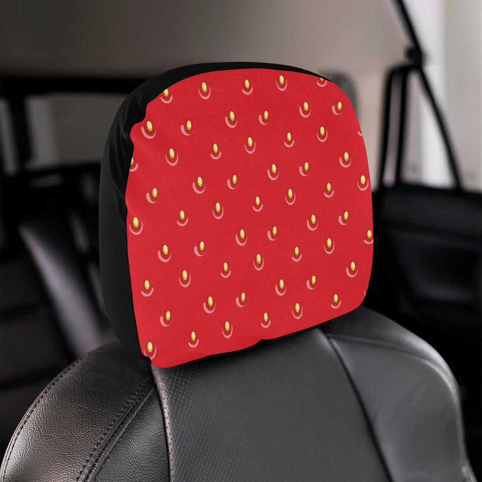 strawberry texture skin pattern Car Headrest Cover