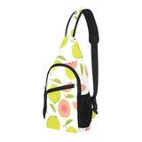 Guava pattern All Over Print Chest Bag