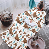 sea lion Seals jellyfish pattern Blanket Robe with Sleeves