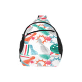 Watercolor bowling pattern All Over Print Chest Bag