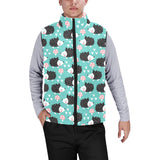 Hedgehog Pattern Print Design 03 Men's Padded Vest