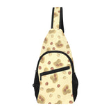 peanuts design pattern All Over Print Chest Bag