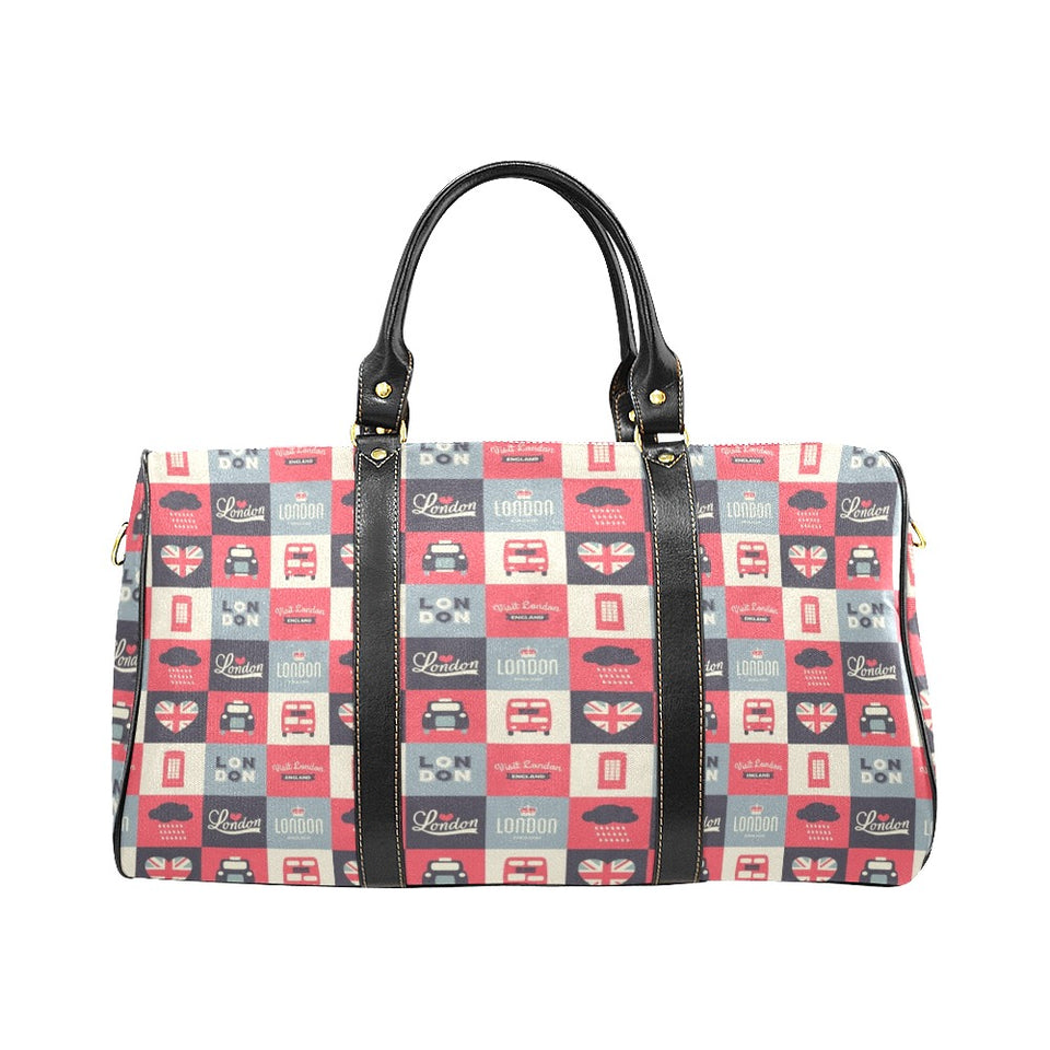 British Pattern Print Design 05 Travel Bag