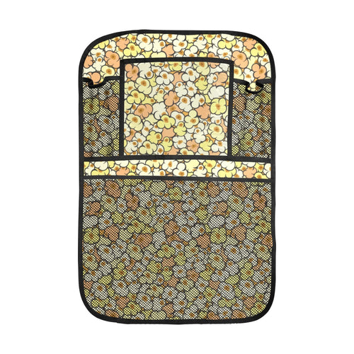Popcorn Pattern Print Design 03 Car Seat Back Organizer