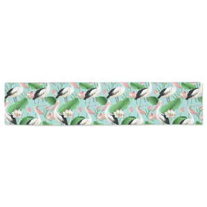 Pelican Pattern Print Design 01 Table Runner