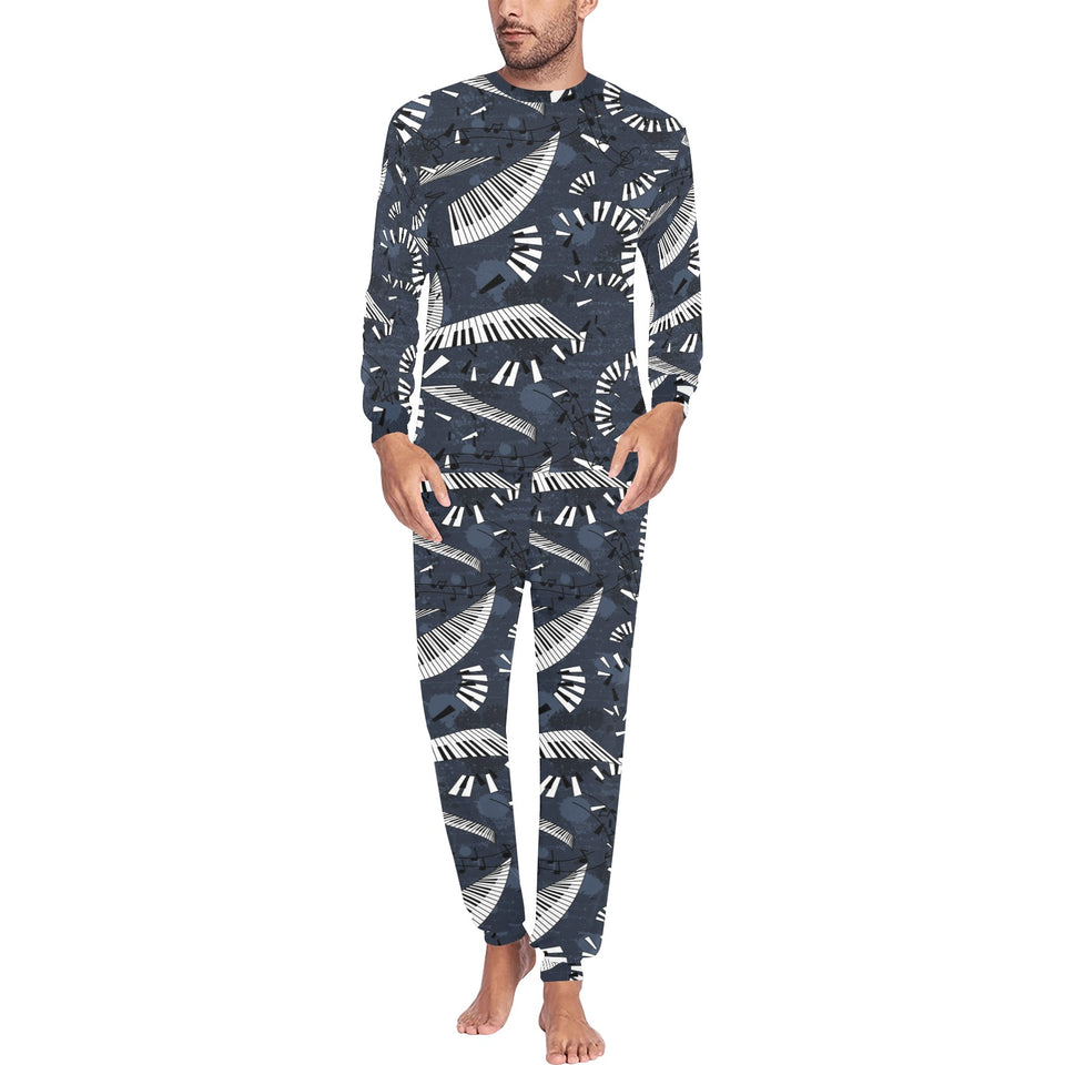 Piano Pattern Print Design 02 Men's All Over Print Pajama