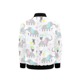 Cute elephant mouse pattern Kids' Boys' Girls' Bomber Jacket