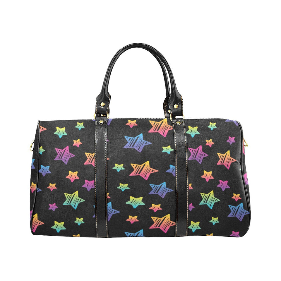 Colorful star pattern Travel Bag