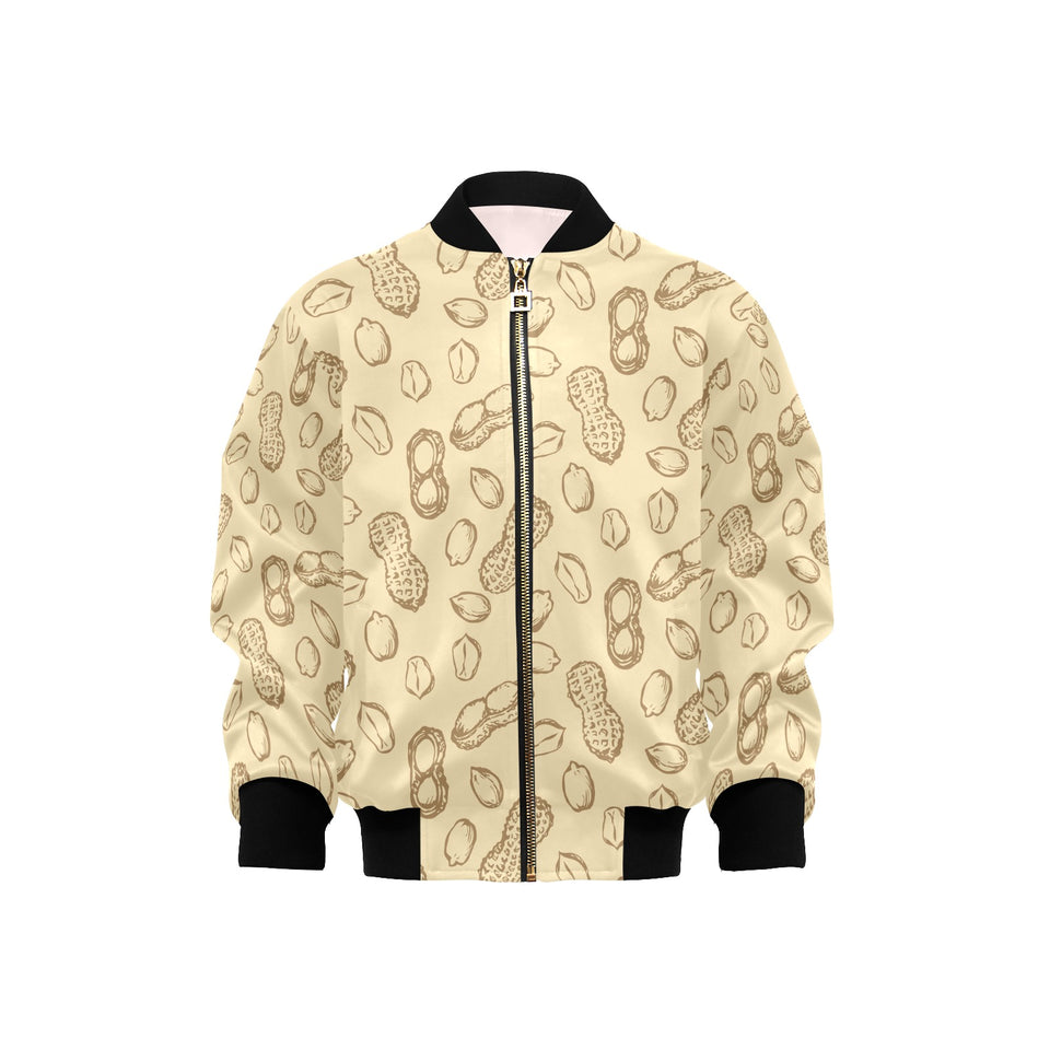 hand drawn peanuts pattern Kids' Boys' Girls' Bomber Jacket