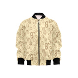 hand drawn peanuts pattern Kids' Boys' Girls' Bomber Jacket