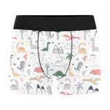 Cute cartoon dinosaurs tree pattern Men's All Over Print Boxer Briefs Men's Underwear