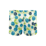 blueberry flower pattern Men's Swimming Trunks