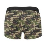 Dark Green camouflage pattern Men's All Over Print Boxer Briefs Men's Underwear