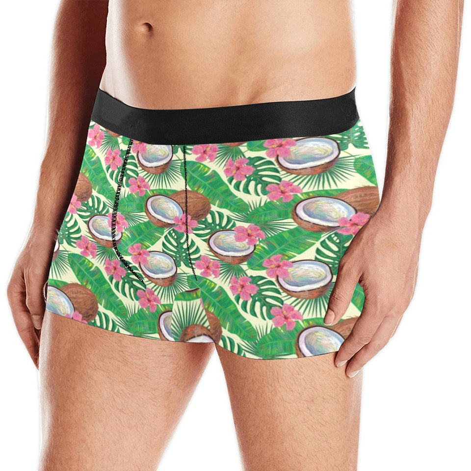 Coconut Pattern Print Design 01 Men's All Over Print Boxer Briefs Men's Underwear