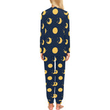 Moon star pattern Women's All Over Print Pajama Set