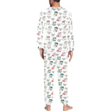 English Bulldog Pattern Print Design 03 Men's All Over Print Pajama