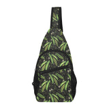 Green Peas Pattern Print Design 02 All Over Print Chest Bag
