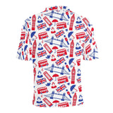 British Pattern Print Design 01 Men's All Over Print Polo Shirt
