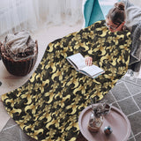 Goldfish Pattern Print Design 01 Blanket Robe with Sleeves