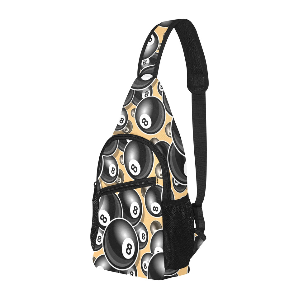 Billiard Ball Pattern Print Design 04 All Over Print Chest Bag