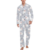 Sweet dreams sheep pattern Men's Long Pajama Set