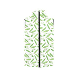 Green Peas Pattern Print Design 04 Men's Padded Vest