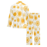 Sun design pattern Men's Long Pajama Set