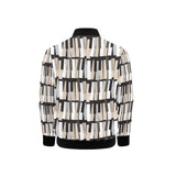 Piano Pattern Print Design 04 Kids' Boys' Girls' Bomber Jacket