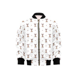 Greyhound Pattern Print Design 05 Kids' Boys' Girls' Bomber Jacket