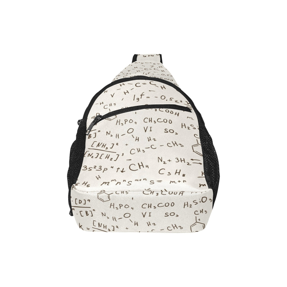 Chemistry Periodic Table Pattern Print Design 04 All Over Print Chest Bag