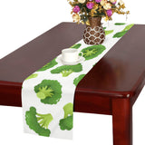 Cute broccoli pattern Table Runner