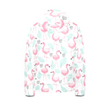 Cute flamingo pattern Kids' Boys' Girls' Padded Hooded Jacket