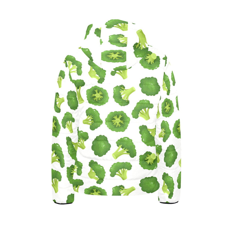 Cute broccoli pattern Kids' Boys' Girls' Padded Hooded Jacket